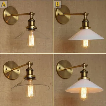 Vintage Industrial Modern Contemporary Clear Frosted Glass shade Sconce Wall Lights Wall Lamp arandelas para parede vintage
Vintage Industrial Modern Contemporary Clear Frosted Glass shade Sconce Wall Lights Wall Lamp arandelas para parede vintage