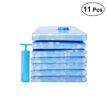 11PCS Vacuum Bag Portable Tourist Bag Compresion Storage Bag Space Saver Seal Packet for Blanket Clothes Quilt Organizer
11PCS Vacuum Bag Portable Tourist Bag Compresion Storage Bag Space Saver Seal Packet for Blanket Clothes Quilt Organizer