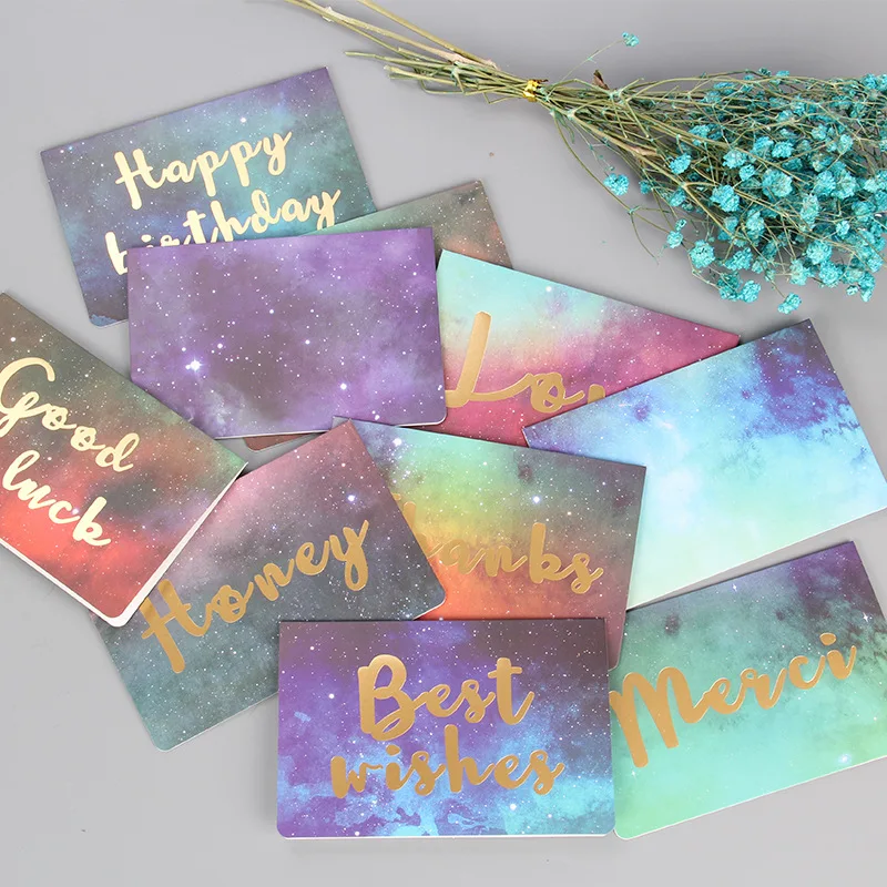 FANLUS Greeting Cards Collection, Starry Sky Design Greeting Cards Thank You Cards, with Envelops, Perfect for Daily Greetings
FANLUS Greeting Cards Collection, Starry Sky Design Greeting Cards Thank You Cards, with Envelops, Perfect for Daily Greetings