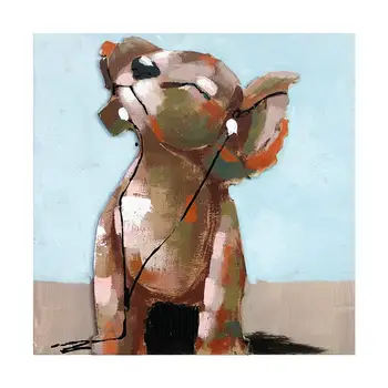Hand Painted Koala Animal oil painting on Canvas Abstract Cute Koala Head Oil Paintings For Kids Room Decor
Hand Painted Koala Animal oil painting on Canvas Abstract Cute Koala Head Oil Paintings For Kids Room Decor
