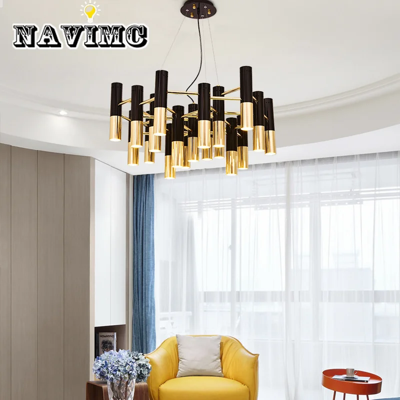 Modern Creative Nordic Style Aluminum Alloy Metal Pipe LED Personality Bedroom Chandelier
Modern Creative Nordic Style Aluminum Alloy Metal Pipe LED Personality Bedroom Chandelier
