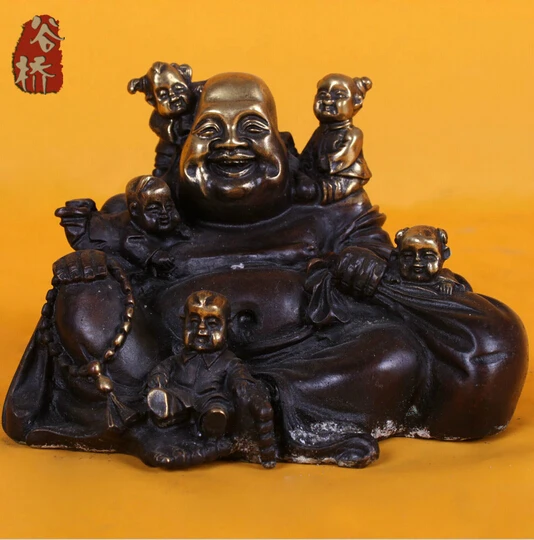 B0601 419Bronze sculpture, laughing buddha crafts bronze maitreya decoration statue
B0601 419Bronze sculpture, laughing buddha crafts bronze maitreya decoration statue