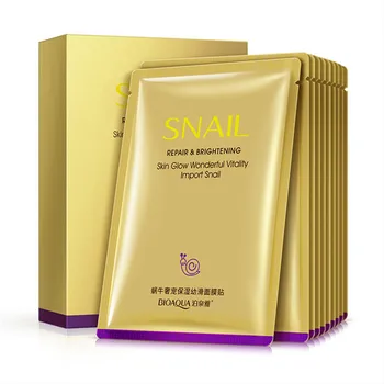 100pcs/lot BIOAQUA Original korean cosmetics Snail moisturizing mask, moisturizing invisible cosmetics, skin care products
100pcs/lot BIOAQUA Original korean cosmetics Snail moisturizing mask, moisturizing invisible cosmetics, skin care products