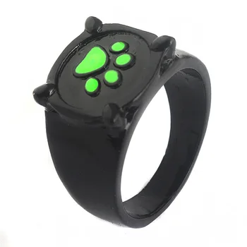 Black Cat Green Paw Print Ring for women Girls New Ladybug Stories and Black Cat Nori Comics Gift for Fan Cosplay toys
Black Cat Green Paw Print Ring for women Girls New Ladybug Stories and Black Cat Nori Comics Gift for Fan Cosplay toys
