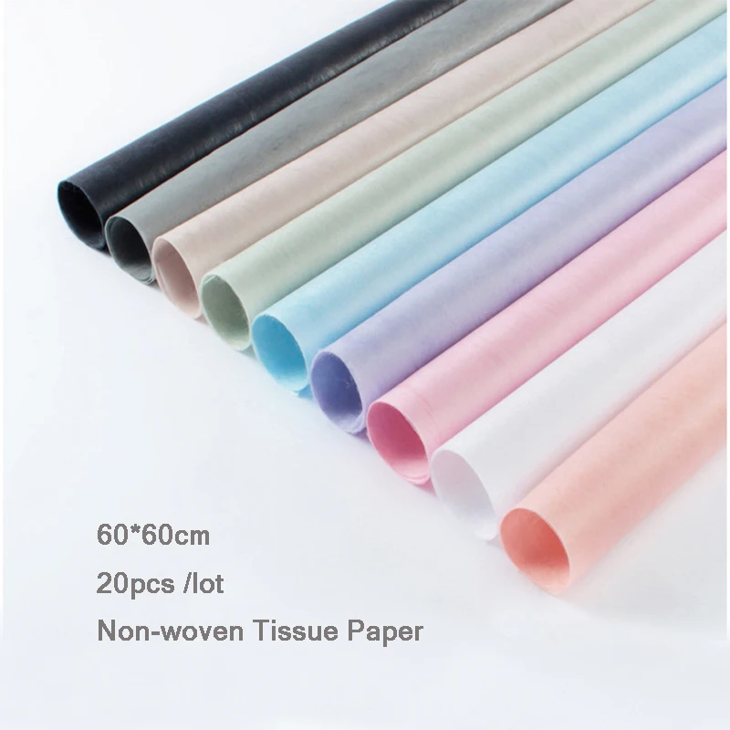 Tissue Flower Wrapping Paper Waterproof Solid Non-woven Florist Inside Lining Craft Paper Wedding Deco Bouquet Supplies 20pcs
Tissue Flower Wrapping Paper Waterproof Solid Non-woven Florist Inside Lining Craft Paper Wedding Deco Bouquet Supplies 20pcs