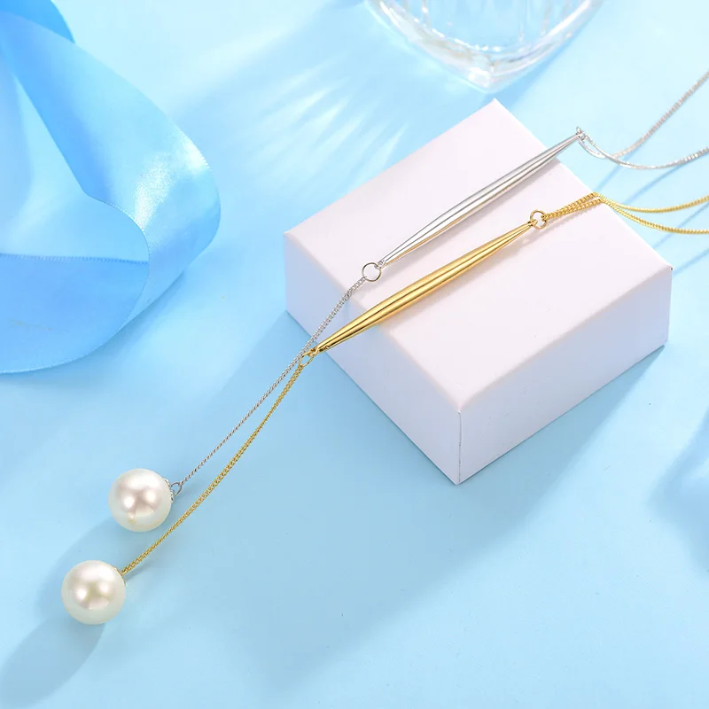 Shell Pearly Long Pendant Necklace Silver Gold Alloy Statement Necklace Women Accessories Fashion Jewelry N35
Shell Pearly Long Pendant Necklace Silver Gold Alloy Statement Necklace Women Accessories Fashion Jewelry N35