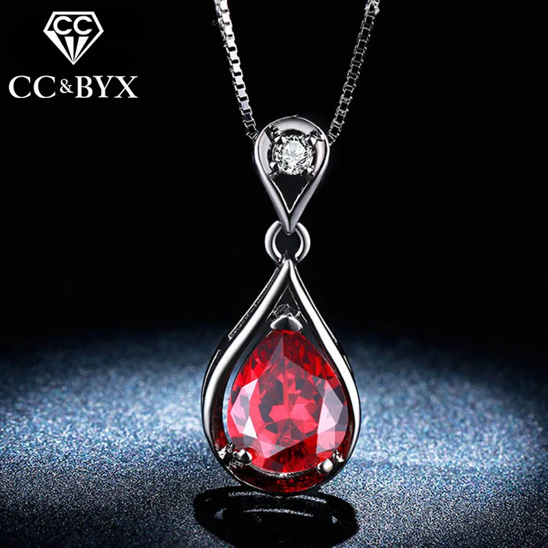 Luxury Water Drop Red Stone Necklace For Women Beautiful Jewelry Pendents Necklace for Wedding Party N005
Luxury Water Drop Red Stone Necklace For Women Beautiful Jewelry Pendents Necklace for Wedding Party N005
