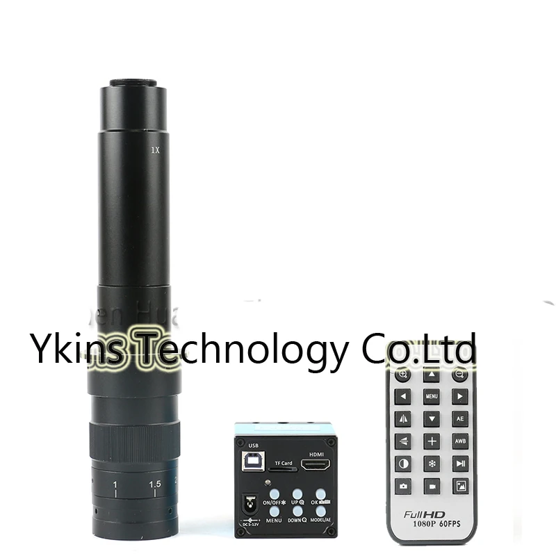NEW 1080P 16MP HDMI USB Industrial Video Microscope Camera TF Card Video Recorder +130X 180X 300X Zoom C-mount Lens
NEW 1080P 16MP HDMI USB Industrial Video Microscope Camera TF Card Video Recorder +130X 180X 300X Zoom C-mount Lens