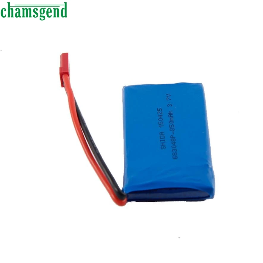 

CHAMSGEND 1Pcs 3.7V 850mAh Battery for Drone For Wltoys V686/V626/V636/X250 Quadcopter Jan 16