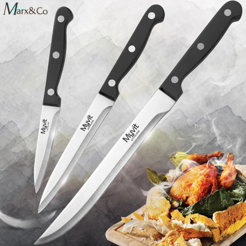 Kitchen Knife 3.5 5 8 Inch 3CR13 420C High Carbon Stainless Steel Utility Slicing Fruit Vegetable Meat Chef Knives Tool Cook Set
Kitchen Knife 3.5 5 8 Inch 3CR13 420C High Carbon Stainless Steel Utility Slicing Fruit Vegetable Meat Chef Knives Tool Cook Set