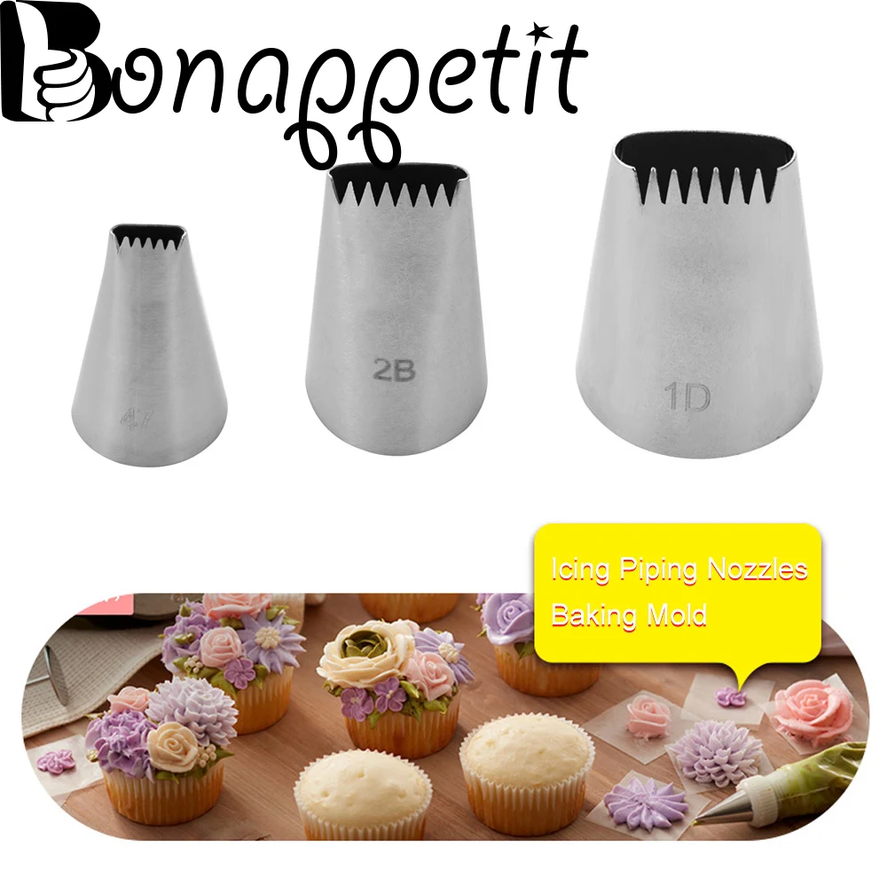 1/3PCS Stainless Steel Cupcake Basket Weave Tips Icing Piping Cream Nozzle Reusable Tips Cake Decoration Baking & Pastry Tool
1/3PCS Stainless Steel Cupcake Basket Weave Tips Icing Piping Cream Nozzle Reusable Tips Cake Decoration Baking & Pastry Tool