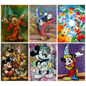 5D DIY Diamond Embroidery Mickey Mouse Full Square Diamond Painting Cross Stitch Kits Cartoon Needlework Mosaic Hobby Handmade
5D DIY Diamond Embroidery Mickey Mouse Full Square Diamond Painting Cross Stitch Kits Cartoon Needlework Mosaic Hobby Handmade