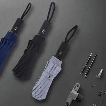 Fully Automatic golf Big Umbrella Rain Women 3 Folding Wind Resistant Large Umbrella Stand Travel Business Car Umbrella paraguas
Fully Automatic golf Big Umbrella Rain Women 3 Folding Wind Resistant Large Umbrella Stand Travel Business Car Umbrella paraguas