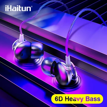 iHaitun 6D In-Ear Earphone Bass Sound Sport Headphones For 6D Surround Sound Headset For Xiaomi Samsung Huawei Phones
iHaitun 6D In-Ear Earphone Bass Sound Sport Headphones For 6D Surround Sound Headset For Xiaomi Samsung Huawei Phones