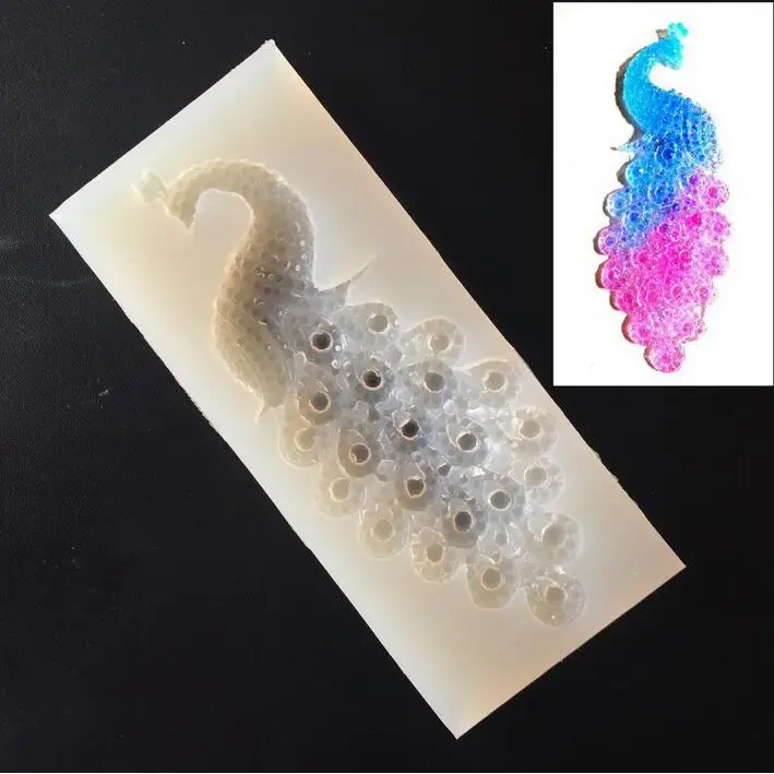Peacock Shape Silicone Mold For Earrings Hair Ring Clay ,Fondant Cake Baking Decorating Tools ,UV Epoxy Handcraft Accessories
Peacock Shape Silicone Mold For Earrings Hair Ring Clay ,Fondant Cake Baking Decorating Tools ,UV Epoxy Handcraft Accessories