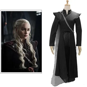 Game of Thrones Season 7 Daenerys Targaryen Cosplay Costume with Cloak A Song Of Ice And Fire Movie Cosplay Halloween Whole Set
Game of Thrones Season 7 Daenerys Targaryen Cosplay Costume with Cloak A Song Of Ice And Fire Movie Cosplay Halloween Whole Set