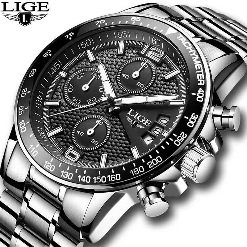 2018 New LIGE Mens Watches Top Brand Luxury Stopwatch Sport waterproof Quartz Watch Man Fashion Business Clock relogio masculino
2018 New LIGE Mens Watches Top Brand Luxury Stopwatch Sport waterproof Quartz Watch Man Fashion Business Clock relogio masculino