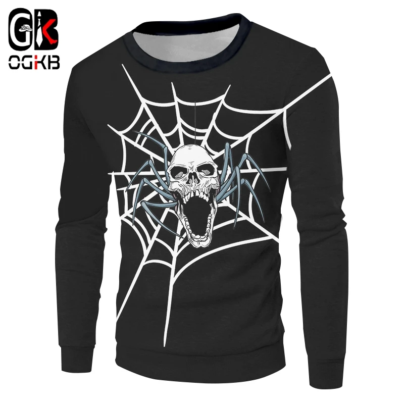 OGKB Lady Pullover 3D Printed Spider Web And Skulls Trend Personality Casual Hip Hop Halloween Sweatshirtr
OGKB Lady Pullover 3D Printed Spider Web And Skulls Trend Personality Casual Hip Hop Halloween Sweatshirtr