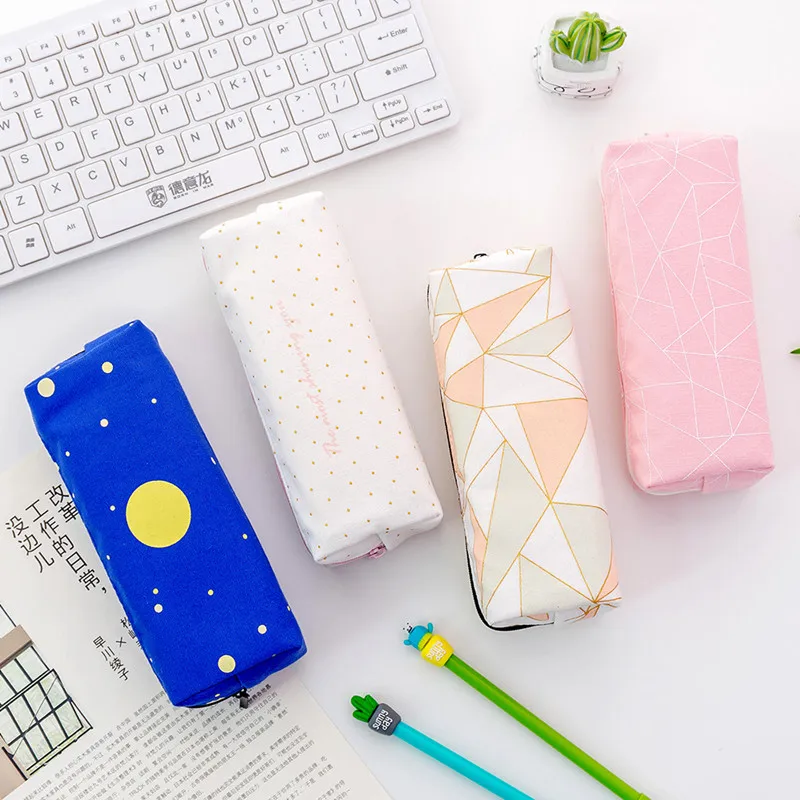 Canvas Concise Solid Color pencil case Starry sky for girl stationery pencil bag school supplies 2019 Office School Supplies
Canvas Concise Solid Color pencil case Starry sky for girl stationery pencil bag school supplies 2019 Office School Supplies