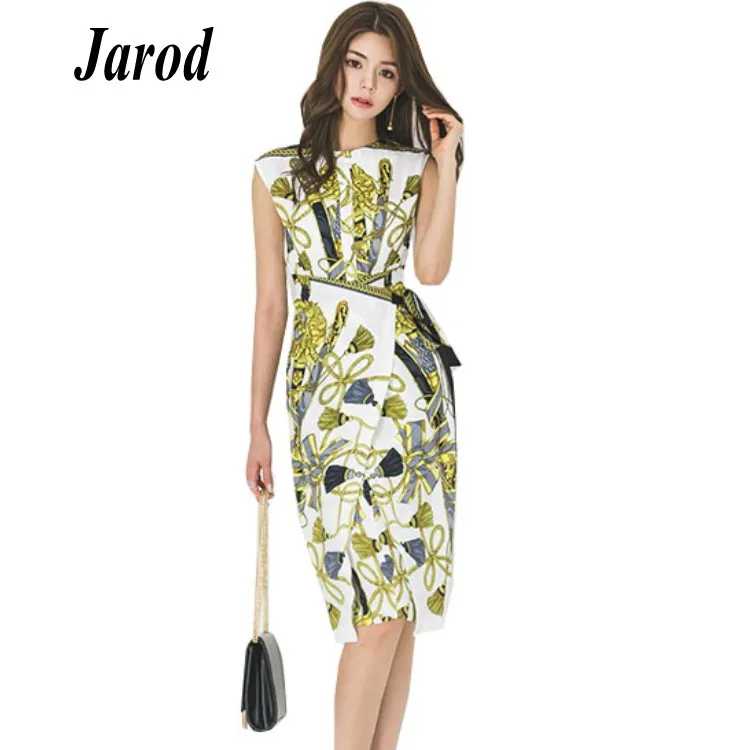 2018 Summer Women office OL Dress Print O-Neck sleeveless Bandage Beach Dress Vintage Sexy Midi Dresses Vestidos De Festa
2018 Summer Women office OL Dress Print O-Neck sleeveless Bandage Beach Dress Vintage Sexy Midi Dresses Vestidos De Festa