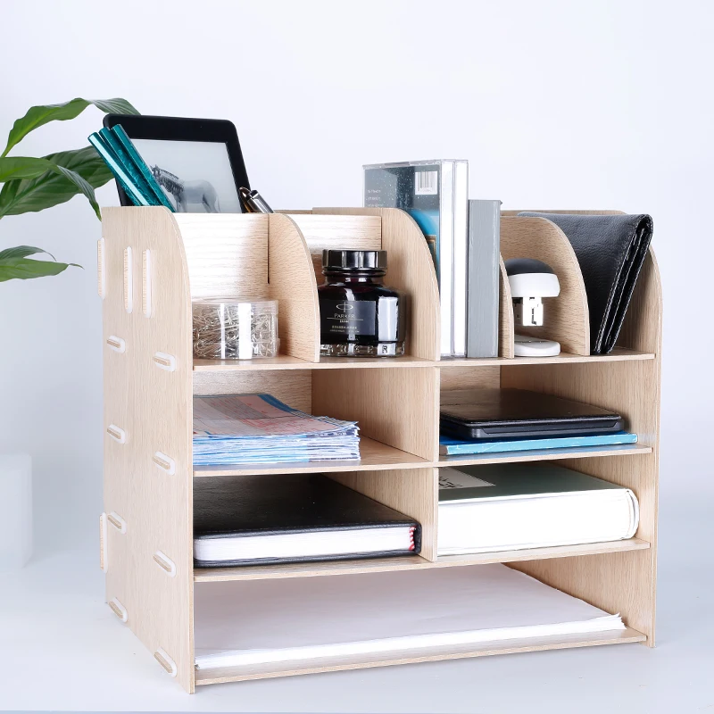 Creative Multi-Functional Desk Organizer Natural Wood Office File/Sundries Storage Holders Colorful 4 Layers Book Shelf
Creative Multi-Functional Desk Organizer Natural Wood Office File/Sundries Storage Holders Colorful 4 Layers Book Shelf