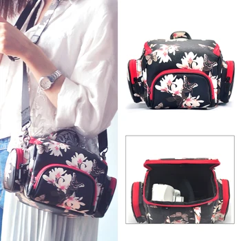 Roadfisher Black Flower PU Leather Mirrorless Camera Shoulder Messenger Photo Bag Insert For Canon 100D M2 Nikon Sony Kiss X7
Roadfisher Black Flower PU Leather Mirrorless Camera Shoulder Messenger Photo Bag Insert For Canon 100D M2 Nikon Sony Kiss X7