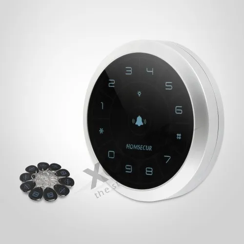 HOMSECUR Waterproof Touch Keypad 125Khz RFID Proximity Reader Access Control+10* Keyfobs
HOMSECUR Waterproof Touch Keypad 125Khz RFID Proximity Reader Access Control+10* Keyfobs