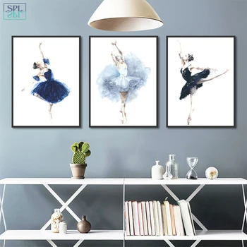 SPLSPL Nordic Minimalist Wall Decor Picture Watercolor Ballet Dancer Ornamentation Angel Canvas Art Print Painting
SPLSPL Nordic Minimalist Wall Decor Picture Watercolor Ballet Dancer Ornamentation Angel Canvas Art Print Painting