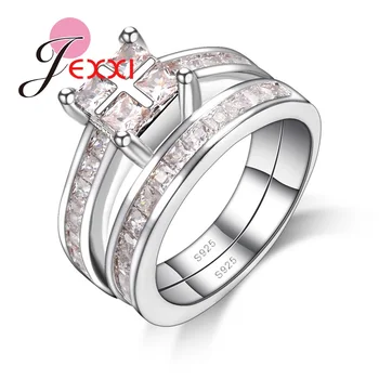 Square Cut CZ Crystal Design Women Girl Charm Band Rings Set 2PCS Champagne Cubic Zirconia Crystal 925 Sterling Silver
Square Cut CZ Crystal Design Women Girl Charm Band Rings Set 2PCS Champagne Cubic Zirconia Crystal 925 Sterling Silver