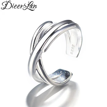 DIEERLAN Bohemian Vintage 925 Sterling Silver Irregular Rings for Women Adjustable Rings Wedding Engagement Jewelry Girls Gift
DIEERLAN Bohemian Vintage 925 Sterling Silver Irregular Rings for Women Adjustable Rings Wedding Engagement Jewelry Girls Gift