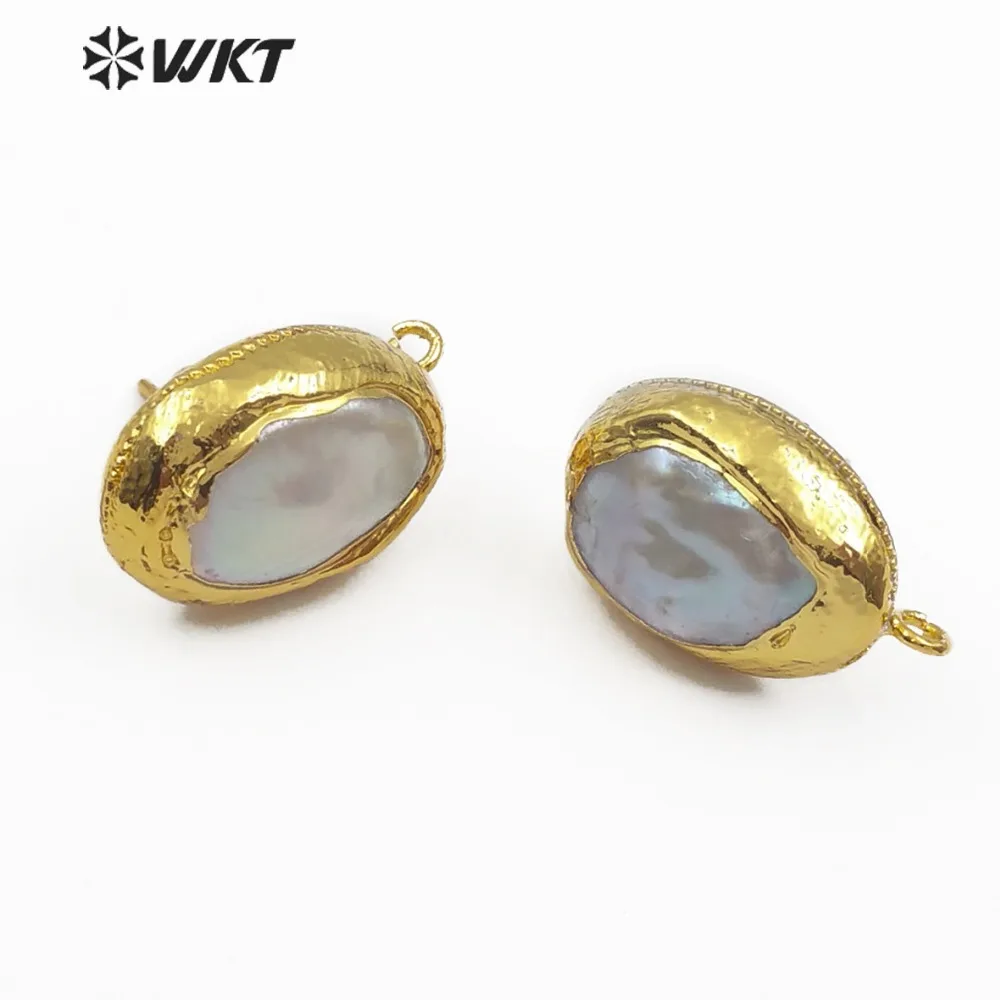 WT-JF303 Natural Pearl Jewelry Oval Shape Freshwater Pearl With Gold Trim Stud Earring Accessories For Women Making 10*12MM
WT-JF303 Natural Pearl Jewelry Oval Shape Freshwater Pearl With Gold Trim Stud Earring Accessories For Women Making 10*12MM