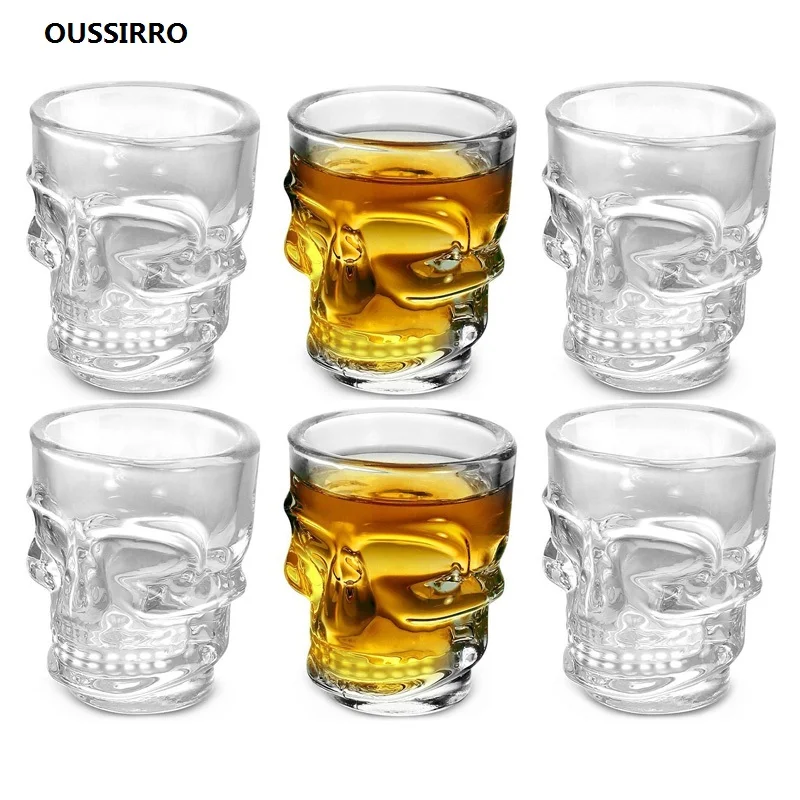 6PCS/SET 3D Creative Skull Designed Wine Glass Cup Mug Home Barware Drinkware Whiskey Wine Skull Cup Water Drinking
6PCS/SET 3D Creative Skull Designed Wine Glass Cup Mug Home Barware Drinkware Whiskey Wine Skull Cup Water Drinking