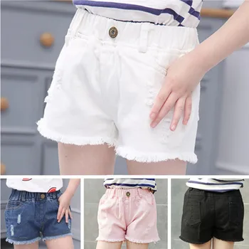 Girls Jeans Shorts Children Clothes Baby Girl White Pink Solid Ripped Denim Pants Toddler Korean Casual Pockets Cotton Short 
Girls Jeans Shorts Children Clothes Baby Girl White Pink Solid Ripped Denim Pants Toddler Korean Casual Pockets Cotton Short
