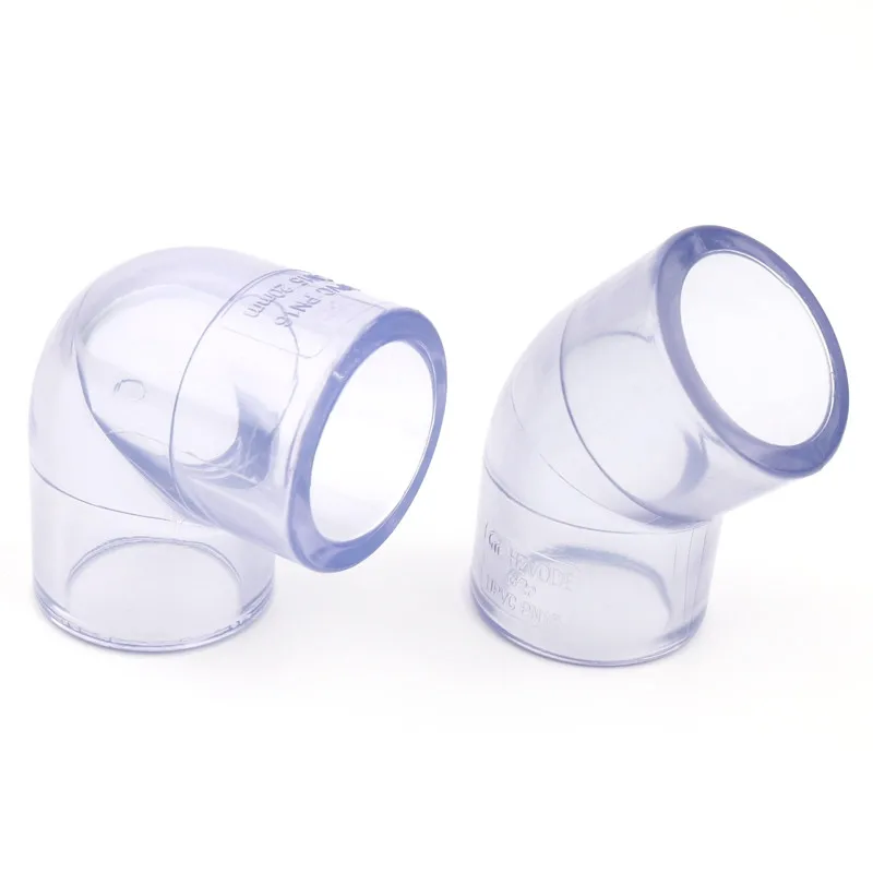 1pc 20 25mm Transparent PVC Connector UPVC Elbow Joints Aquarium Fish Tank DIY Tools Garden Irrigation Water Pipe Connectors
1pc 20 25mm Transparent PVC Connector UPVC Elbow Joints Aquarium Fish Tank DIY Tools Garden Irrigation Water Pipe Connectors
