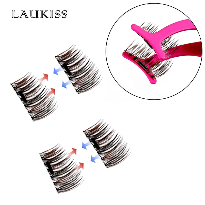 New Magnetic Eyelashes Tweezers for Eyelashes Extension Eyelashes on the Magnet Pink Removal Lash Stainless Steel Lashes LAUKISS
New Magnetic Eyelashes Tweezers for Eyelashes Extension Eyelashes on the Magnet Pink Removal Lash Stainless Steel Lashes LAUKISS