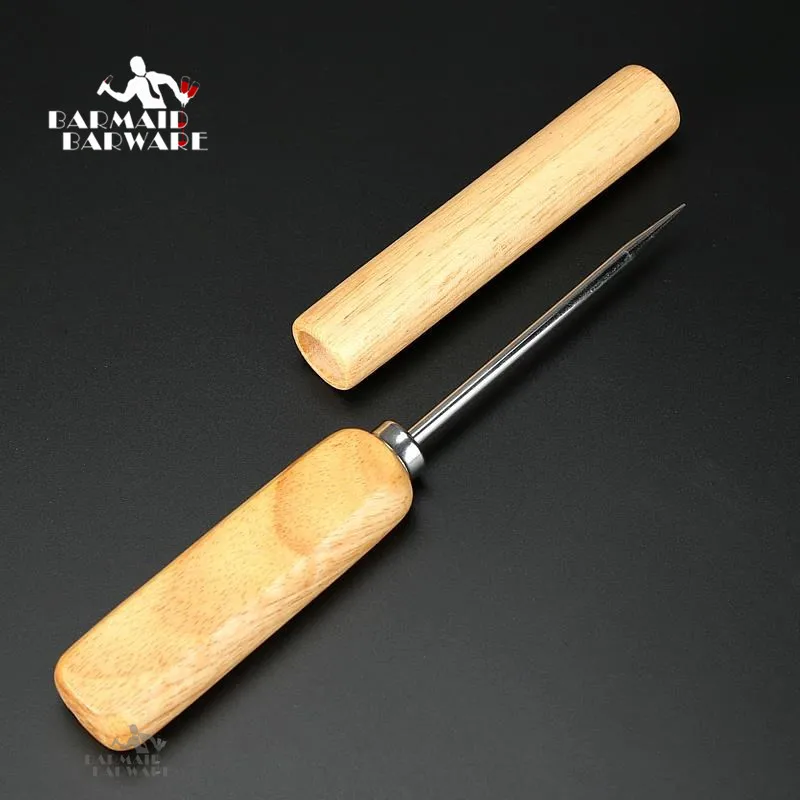 304 Stainless Steel Ice Pick With Wooden Handle Cocktail Ice Crusher Metal Pick Bar Chisel Household Kitchen Bar Tool
304 Stainless Steel Ice Pick With Wooden Handle Cocktail Ice Crusher Metal Pick Bar Chisel Household Kitchen Bar Tool