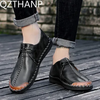 Classic Soft Casual Shoes Men Quality LaceUP Leather Mens Flats Hot Sale Moccasins Simple Stylish Patchwork Shoes Plus Size38-47
Classic Soft Casual Shoes Men Quality LaceUP Leather Mens Flats Hot Sale Moccasins Simple Stylish Patchwork Shoes Plus Size38-47