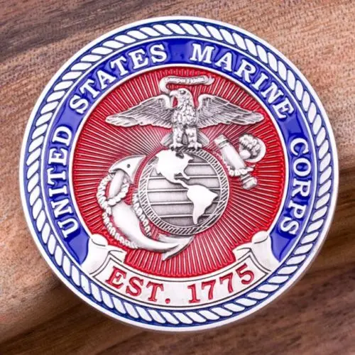 Marine Corps USMC Devil Dogs Challenge Coin (2)