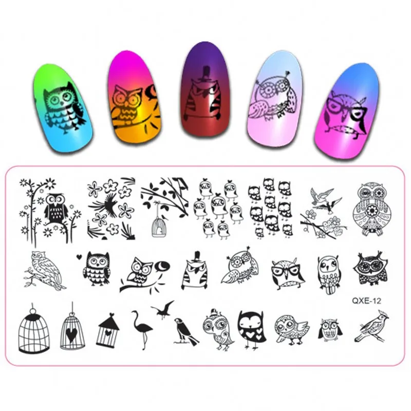 Owl Theme Nail Art Stamp Template Image Cute Nail Stamping Polish Plate DIY Nail Tool QXE12#
Owl Theme Nail Art Stamp Template Image Cute Nail Stamping Polish Plate DIY Nail Tool QXE12#