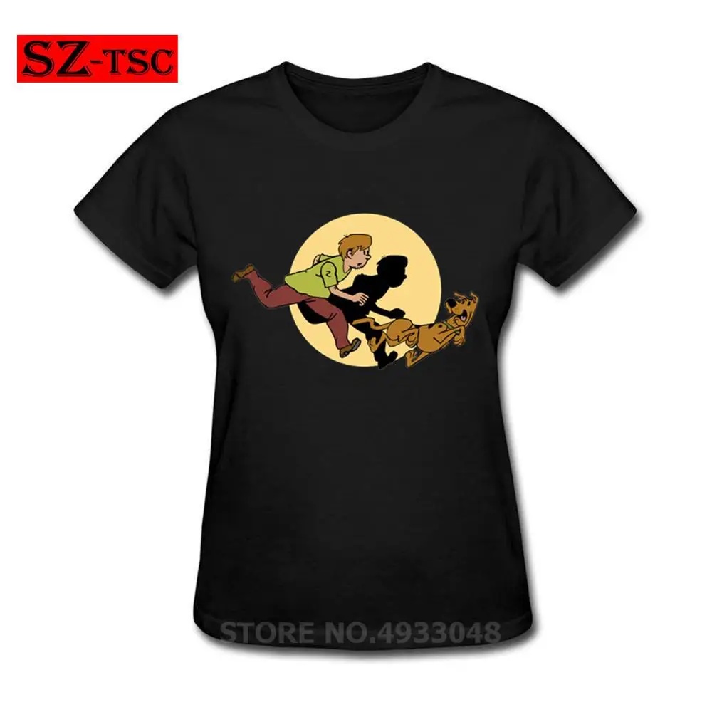 The Adventure of Scooby Tintin and Scooby Doo T Shirt Women Short Sleeve Tees Femme New Plus Size Tshirts Custom Tee Shirts 2019
The Adventure of Scooby Tintin and Scooby Doo T Shirt Women Short Sleeve Tees Femme New Plus Size Tshirts Custom Tee Shirts 2019