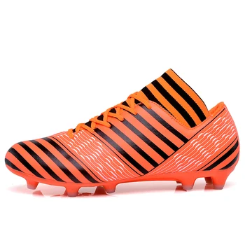 Black Green AG Outdoor Non-slip Long Soccer Shoes Men's Football Shoes Sneakers High Quality Futsal Chutira Futebol Comfortable
Black Green AG Outdoor Non-slip Long Soccer Shoes Men's Football Shoes Sneakers High Quality Futsal Chutira Futebol Comfortable
