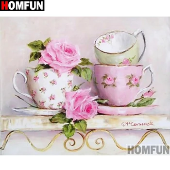 HOMFUN Full Square/Round Drill 5D DIY Diamond Painting "Flower teacup" Embroidery Cross Stitch 3D Home Decor Gift A09531
HOMFUN Full Square/Round Drill 5D DIY Diamond Painting "Flower teacup" Embroidery Cross Stitch 3D Home Decor Gift A09531