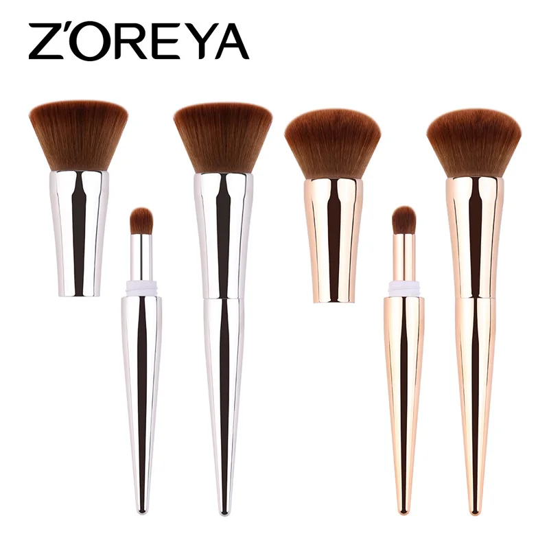 ZOREYA New Multi-functional Makeup Brushes 2 in 1 Eyeshadow Brush Makeup Brush Nylon Hair Plating Handle Pincel Maquiagem
ZOREYA New Multi-functional Makeup Brushes 2 in 1 Eyeshadow Brush Makeup Brush Nylon Hair Plating Handle Pincel Maquiagem