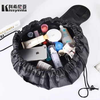 Kissyenia Waterproof String Circula Portable Cosmetic Bags Women Travel Make up Packing Bags Flight Overnight Bags KS1157 
Kissyenia Waterproof String Circula Portable Cosmetic Bags Women Travel Make up Packing Bags Flight Overnight Bags KS1157