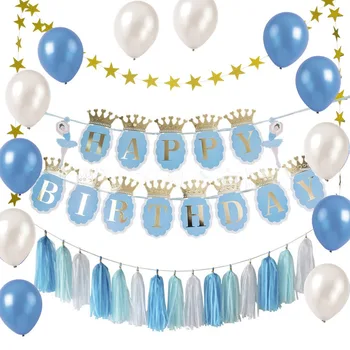 Large event party birthday decoration paper tassel balloon five-pointed star paper string dance female birthday flag set
Large event party birthday decoration paper tassel balloon five-pointed star paper string dance female birthday flag set