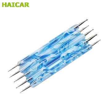 U 5pcs Dting Painting Brush Pen Tool Sable Dual Ball 2 Way Acrylic UV Gel Nail Art Design Set Blue Dropship
U 5pcs Dting Painting Brush Pen Tool Sable Dual Ball 2 Way Acrylic UV Gel Nail Art Design Set Blue Dropship