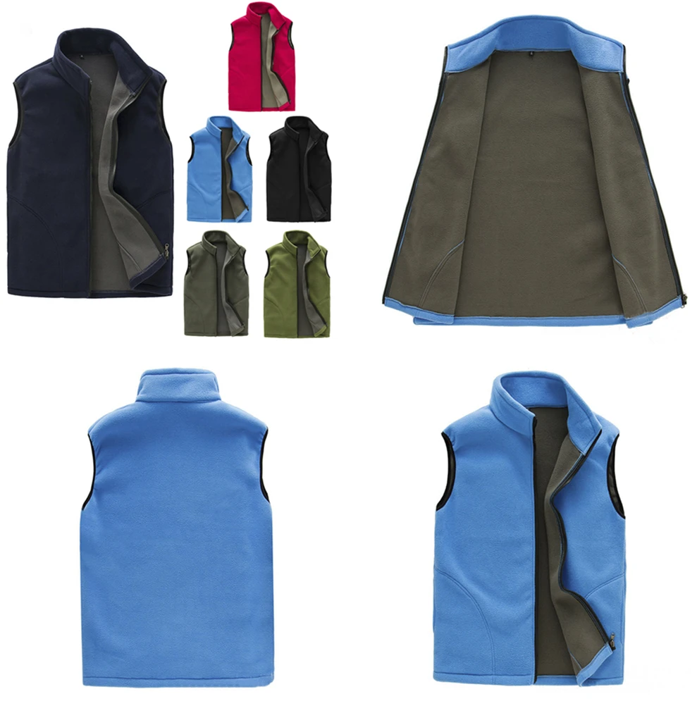 Men Casual Winter Fleece Vest Male Thick Warm Waistcoat Outwear Thermal Soft Vests Mens Windproof Sleeveless Jacket 6 Colors
Men Casual Winter Fleece Vest Male Thick Warm Waistcoat Outwear Thermal Soft Vests Mens Windproof Sleeveless Jacket 6 Colors