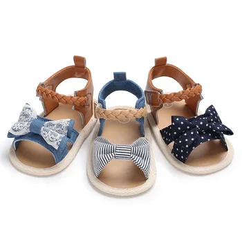 2019 New Summer Kids Sandals Baby Girl Cotton Canvas Dot Stripe Bow Newborn Baby Shoes Beach Birthday Party Sandals Fashion D35
2019 New Summer Kids Sandals Baby Girl Cotton Canvas Dot Stripe Bow Newborn Baby Shoes Beach Birthday Party Sandals Fashion D35