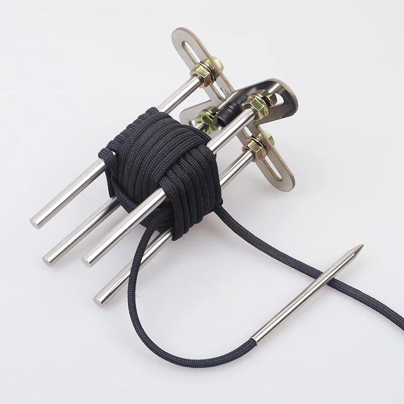 Adjustable Steel Monkey Fist Jig for Paracord Crafting Project Keychain Maker Knitting Tool
Adjustable Steel Monkey Fist Jig for Paracord Crafting Project Keychain Maker Knitting Tool