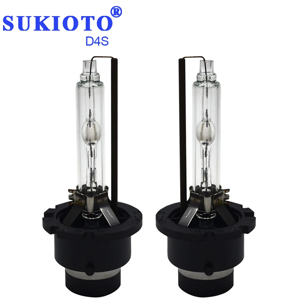 SUKIOTO 1 pair AC 35W HID xenon Bulb 4300K 3000K D1S D2S D3S D4S 5000K 6000K 8000K 10000K Purple Pink Green Blue Car headlight